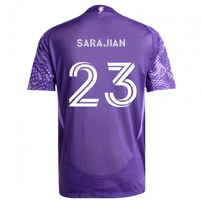 Danxen Mujer Camiseta Harvey Sarajian #23 Morado Blanco 1ª Equipación 2026/27 La Camisa México