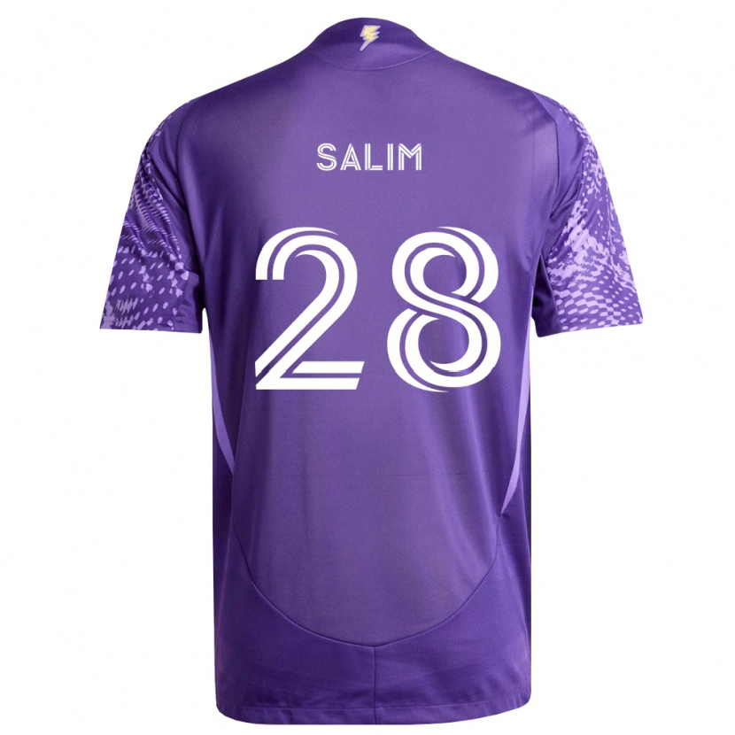 Danxen Mujer Camiseta Abdi Salim #28 Morado Blanco 1ª Equipación 2026/27 La Camisa México