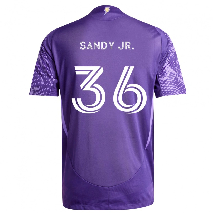 Danxen Mujer Camiseta Titus Sandy Jr. #36 Morado Blanco 1ª Equipación 2026/27 La Camisa México