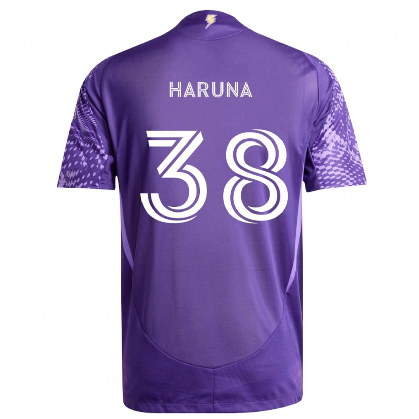 Danxen Mujer Camiseta Issah Haruna #38 Morado Blanco 1ª Equipación 2026/27 La Camisa México