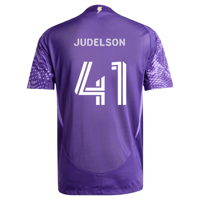 Danxen Mujer Camiseta Dylan Judelson #41 Morado Blanco 1ª Equipación 2026/27 La Camisa México