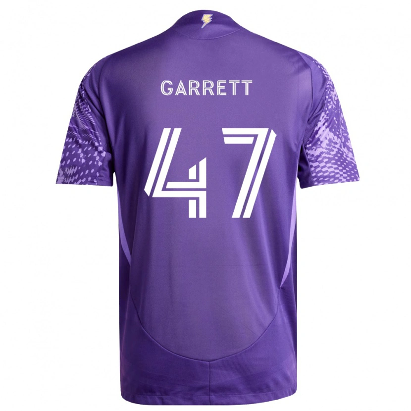 Danxen Mujer Camiseta Ian Garrett #47 Morado Blanco 1ª Equipación 2026/27 La Camisa México
