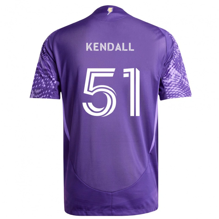 Danxen Mujer Camiseta Brady Kendall #51 Morado Blanco 1ª Equipación 2026/27 La Camisa México