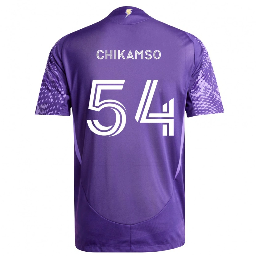 Danxen Mujer Camiseta Albright Chikamso #54 Morado Blanco 1ª Equipación 2026/27 La Camisa México