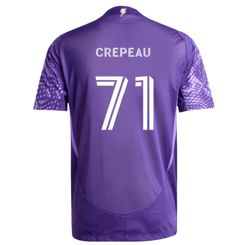 Danxen Mujer Camiseta Maxime Crépeau #71 Morado Blanco 1ª Equipación 2026/27 La Camisa México
