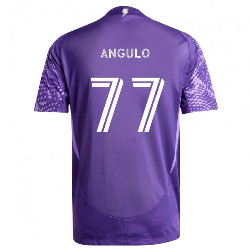 Danxen Mujer Camiseta Iván Angulo #77 Morado Blanco 1ª Equipación 2026/27 La Camisa México