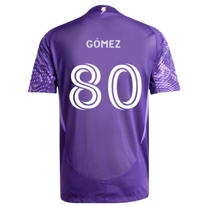 Danxen Mujer Camiseta Ignacio Gómez #80 Morado Blanco 1ª Equipación 2026/27 La Camisa México
