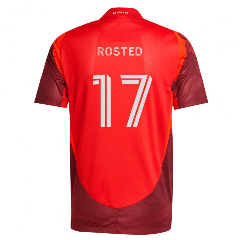 Danxen Mujer Camiseta Sigurd Rosted #17 Rojo Borgoña 1ª Equipación 2026/27 La Camisa México