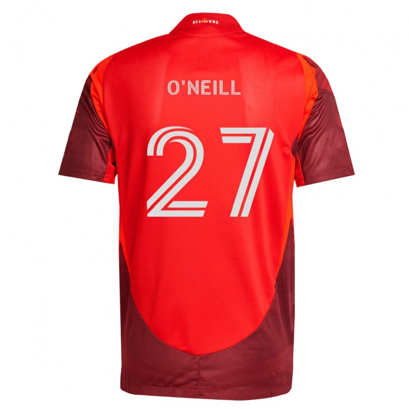 Danxen Mujer Camiseta Shane O'neill #27 Rojo Borgoña 1ª Equipación 2026/27 La Camisa México