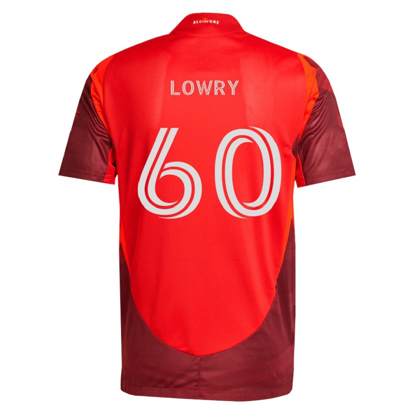 Danxen Mujer Camiseta Benjamin Lowry #60 Rojo Borgoña 1ª Equipación 2026/27 La Camisa México