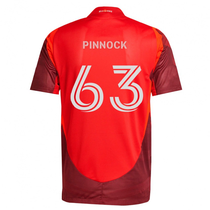 Danxen Mujer Camiseta Shyon Pinnock #63 Rojo Borgoña 1ª Equipación 2026/27 La Camisa México