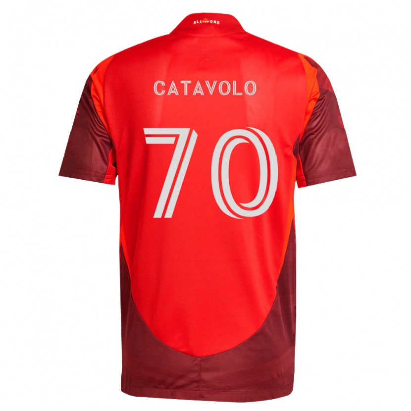 Danxen Mujer Camiseta Matthew Catavolo #70 Rojo Borgoña 1ª Equipación 2026/27 La Camisa México