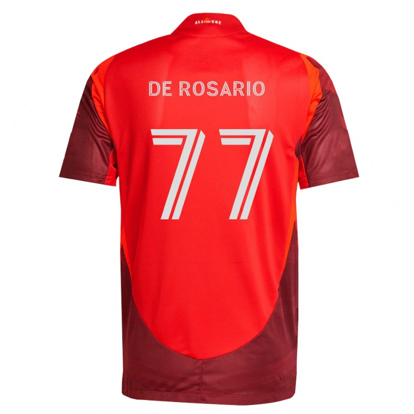 Danxen Mujer Camiseta Adisa De Rosario #77 Rojo Borgoña 1ª Equipación 2026/27 La Camisa México