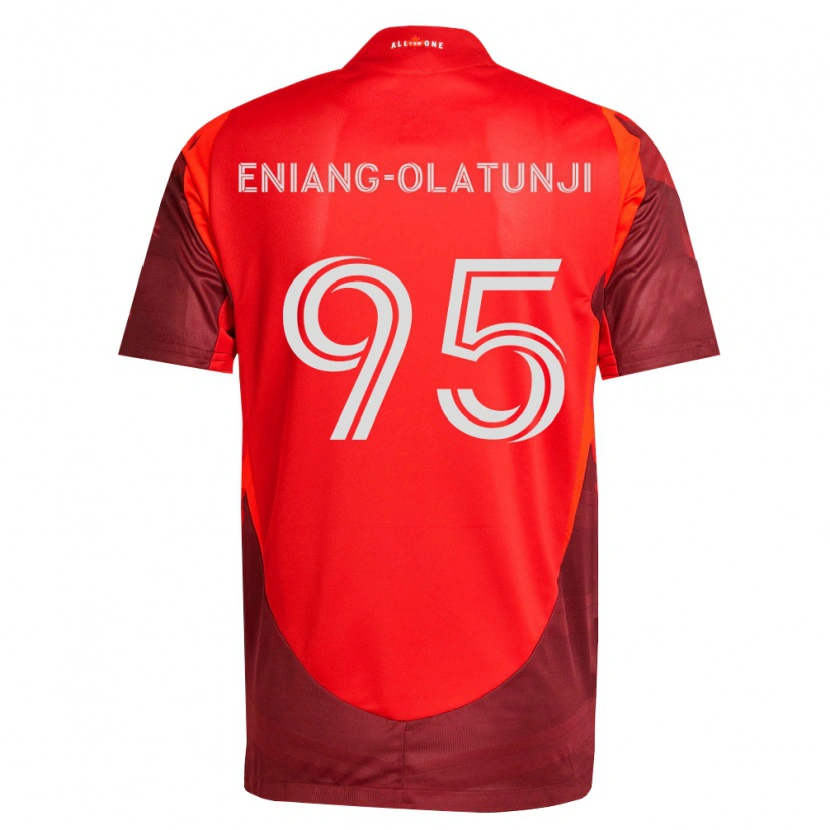 Danxen Mujer Camiseta Daniel Eniang-Olatunji #95 Rojo Borgoña 1ª Equipación 2026/27 La Camisa México