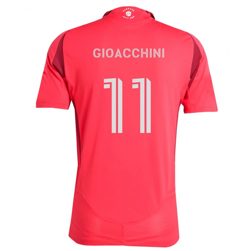 Danxen Mujer Camiseta Nicholas Gioacchini #11 Magenta Blanco 1ª Equipación 2026/27 La Camisa México