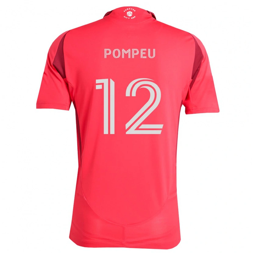Danxen Mujer Camiseta Célio Pompeu #12 Magenta Blanco 1ª Equipación 2026/27 La Camisa México