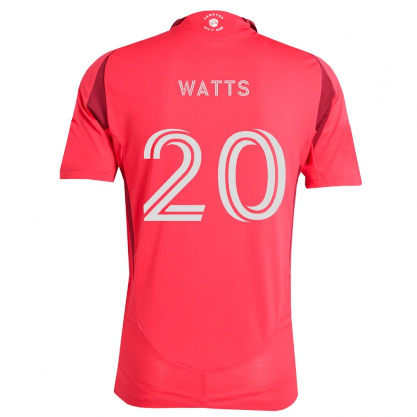 Danxen Mujer Camiseta Akil Watts #20 Magenta Blanco 1ª Equipación 2026/27 La Camisa México