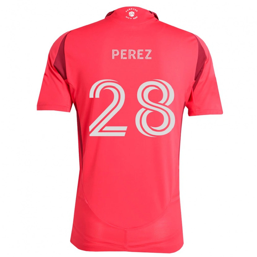 Danxen Mujer Camiseta Miguel Perez #28 Magenta Blanco 1ª Equipación 2026/27 La Camisa México