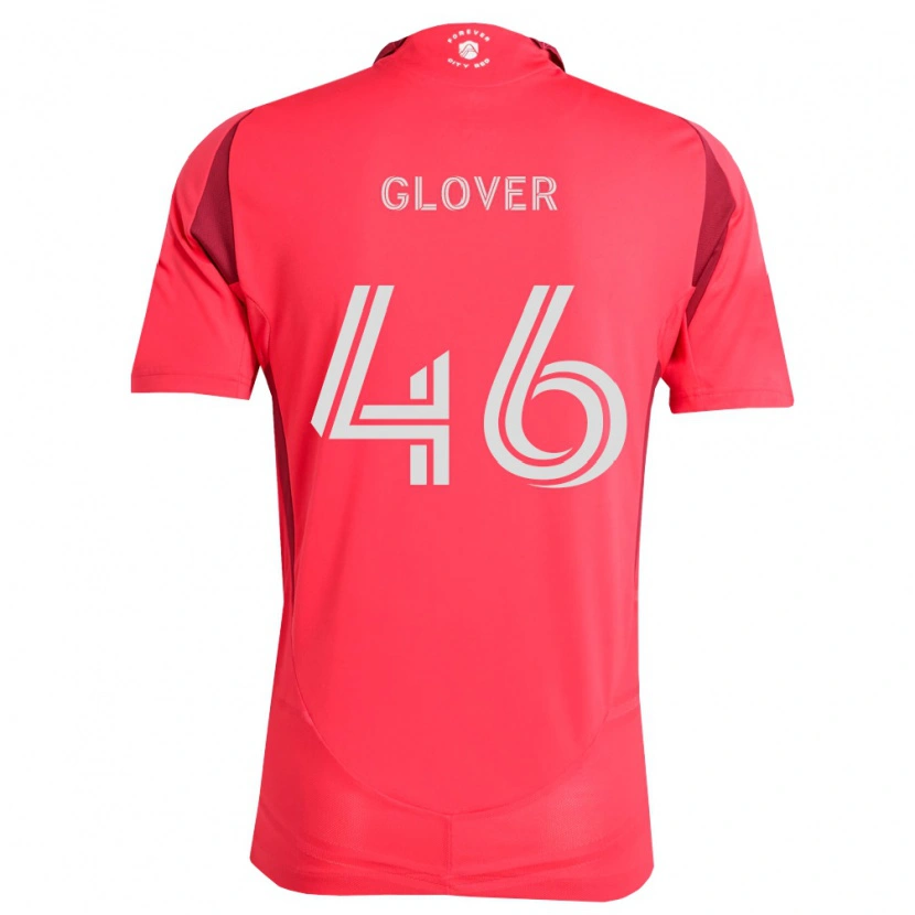 Danxen Mujer Camiseta Caden Glover #46 Magenta Blanco 1ª Equipación 2026/27 La Camisa México