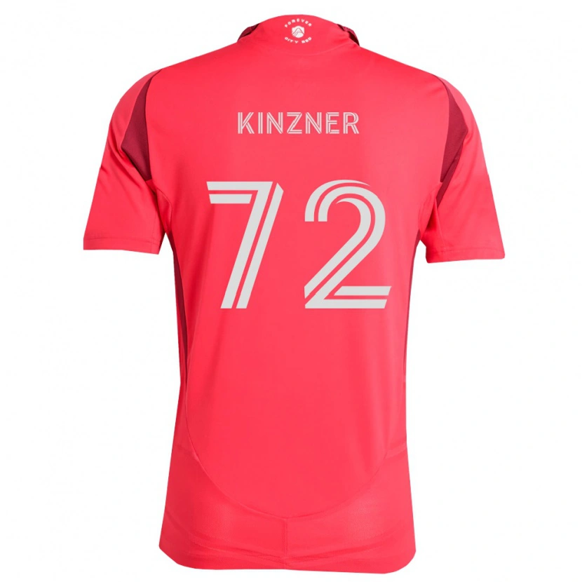 Danxen Mujer Camiseta Eric Kinzner #72 Magenta Blanco 1ª Equipación 2026/27 La Camisa México