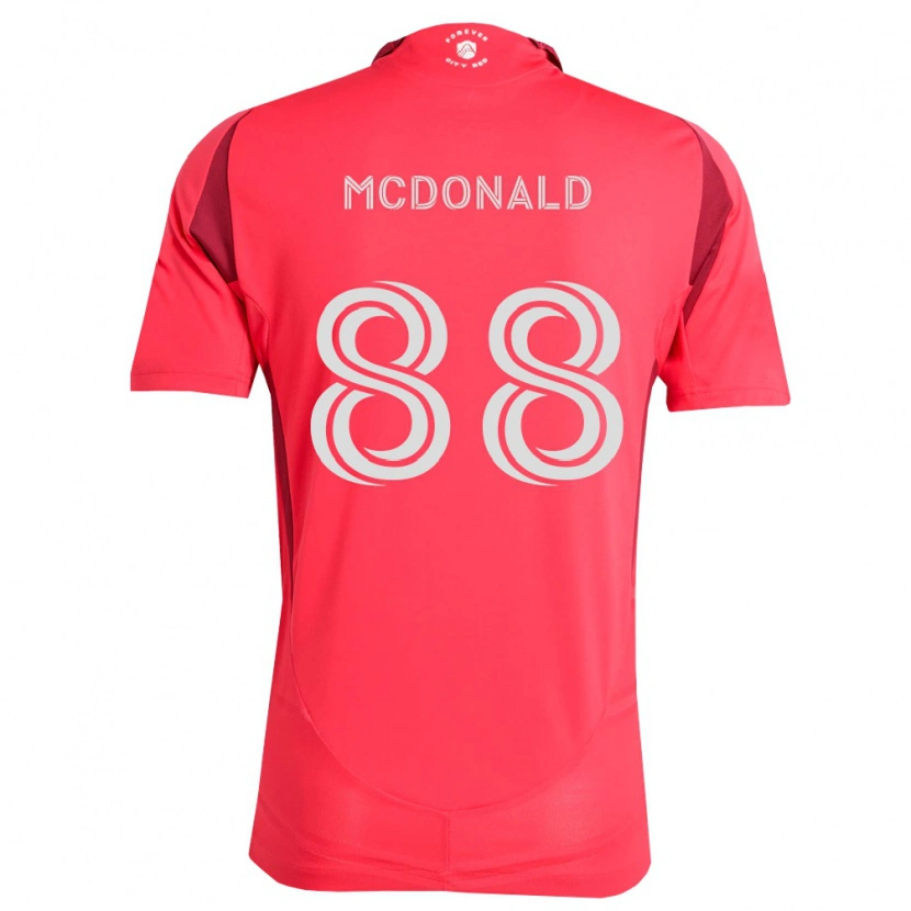 Danxen Mujer Camiseta Patrick Mcdonald #88 Magenta Blanco 1ª Equipación 2026/27 La Camisa México