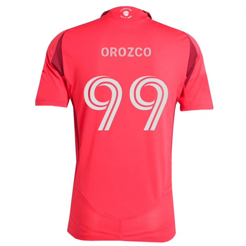 Danxen Mujer Camiseta Jaziel Orozco #99 Magenta Blanco 1ª Equipación 2026/27 La Camisa México
