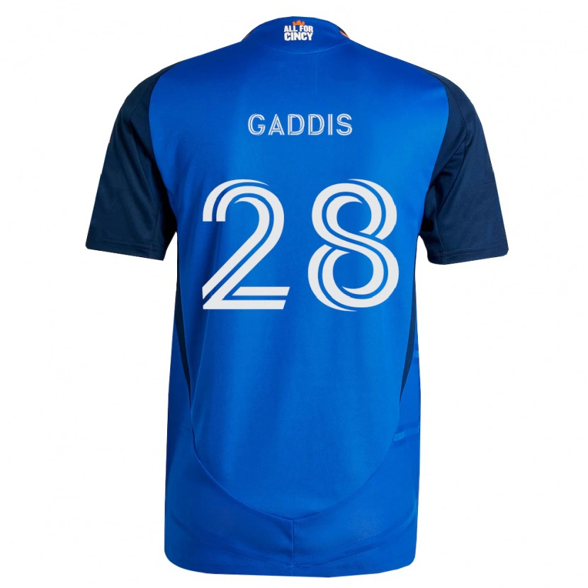 Danxen Mujer Camiseta Raymon Gaddis #28 Azul Real Naranja 1ª Equipación 2026/27 La Camisa México