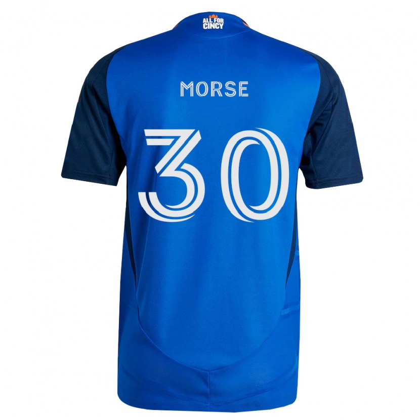 Danxen Mujer Camiseta Hunter Morse #30 Azul Real Naranja 1ª Equipación 2026/27 La Camisa México