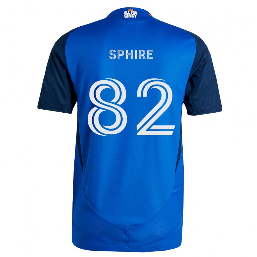 Danxen Mujer Camiseta Camden Sphire #82 Azul Real Naranja 1ª Equipación 2026/27 La Camisa México
