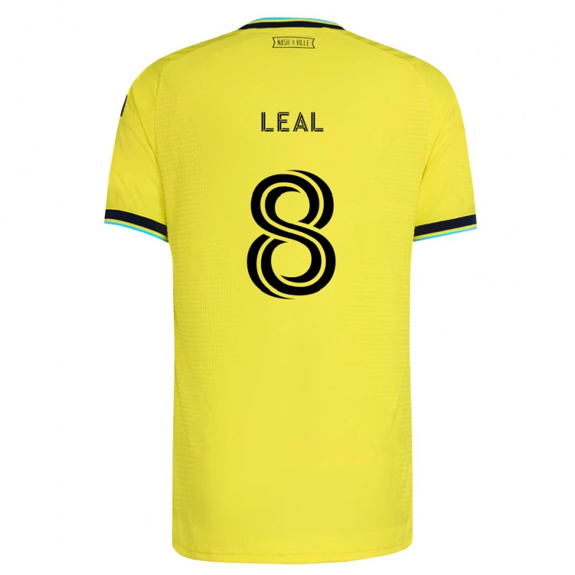 Danxen Mujer Camiseta Randall Leal #8 Amarillo Brillante Azul Marino 1ª Equipación 2026/27 La Camisa México