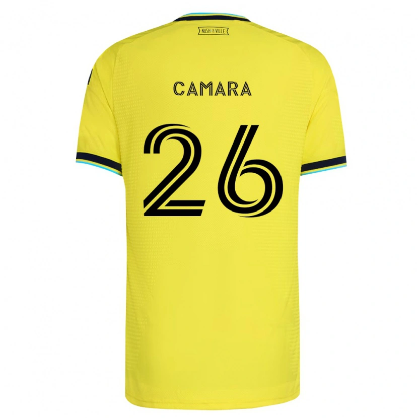 Danxen Mujer Camiseta Famara Camara #26 Amarillo Brillante Azul Marino 1ª Equipación 2026/27 La Camisa México