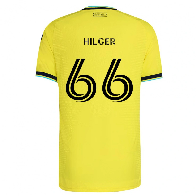 Danxen Mujer Camiseta Brooks Hilger #66 Amarillo Brillante Azul Marino 1ª Equipación 2026/27 La Camisa México