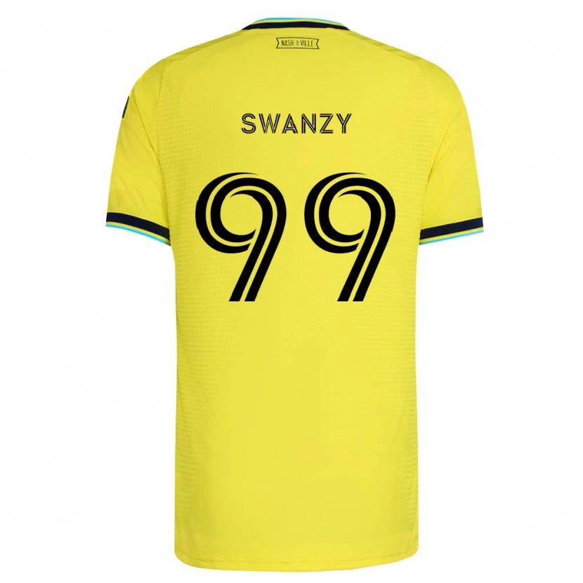 Danxen Mujer Camiseta Joshua Swanzy #99 Amarillo Brillante Azul Marino 1ª Equipación 2026/27 La Camisa México