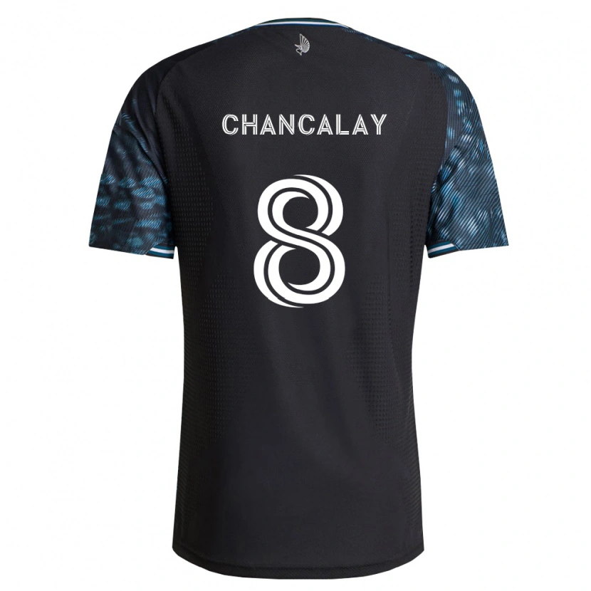 Danxen Mujer Camiseta Tomás Chancalay #8 Negro Blanco 1ª Equipación 2026/27 La Camisa México