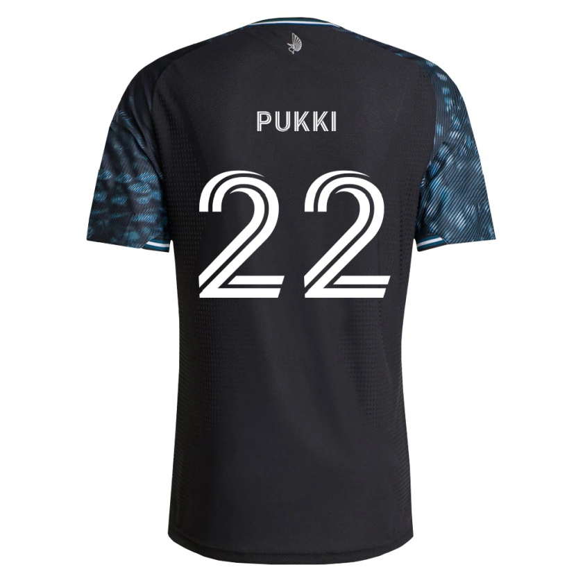 Danxen Mujer Camiseta Teemu Pukki #22 Negro Blanco 1ª Equipación 2026/27 La Camisa México