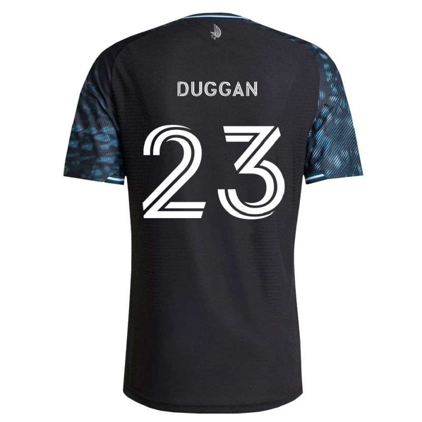 Danxen Mujer Camiseta Morris Duggan #23 Negro Blanco 1ª Equipación 2026/27 La Camisa México