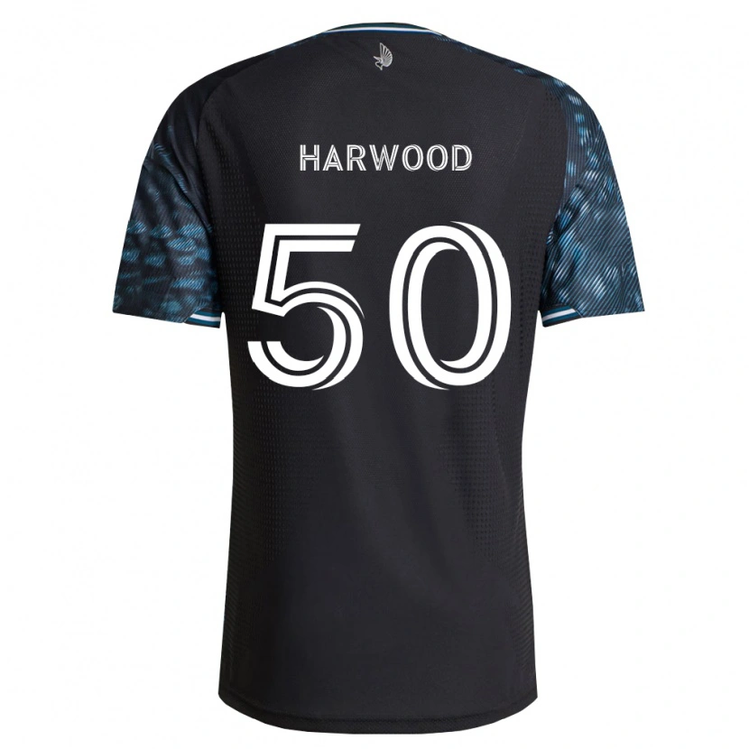 Danxen Mujer Camiseta Max Harwood #50 Negro Blanco 1ª Equipación 2026/27 La Camisa México