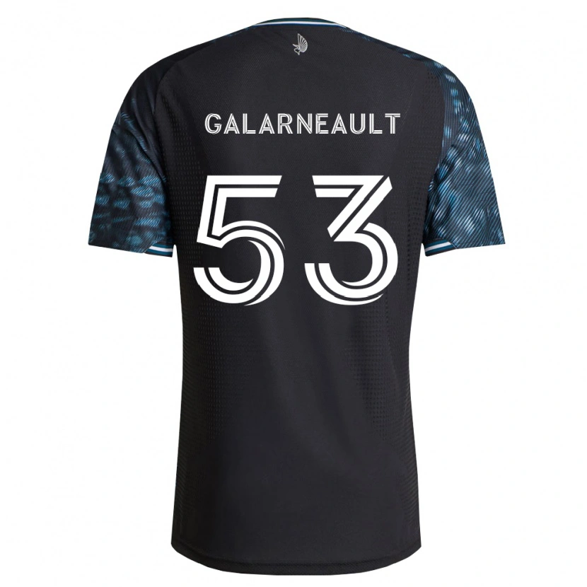 Danxen Mujer Camiseta Benjamin Galarneault #53 Negro Blanco 1ª Equipación 2026/27 La Camisa México