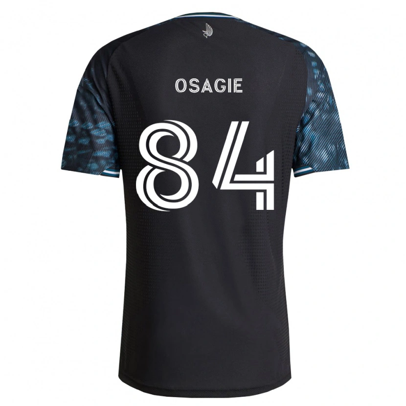 Danxen Mujer Camiseta Nosazena Osagie #84 Negro Blanco 1ª Equipación 2026/27 La Camisa México