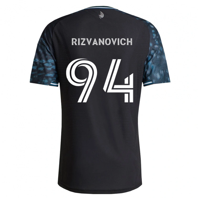 Danxen Mujer Camiseta Kayne Rizvanovich #94 Negro Blanco 1ª Equipación 2026/27 La Camisa México