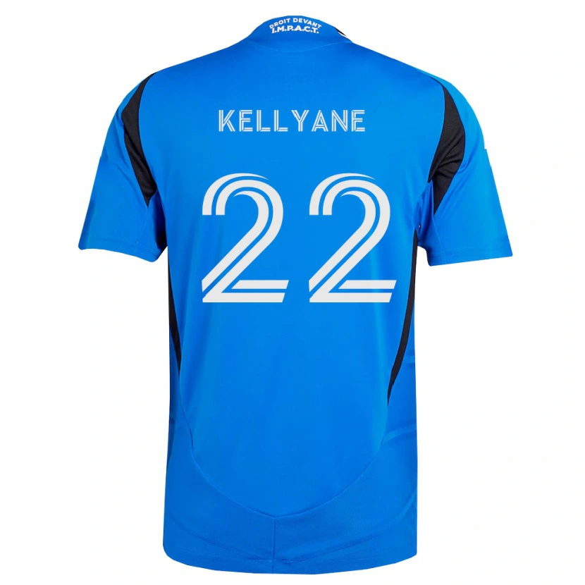 Danxen Mujer Camiseta Dumas Kellyane #22 Azul Blanco Negro 1ª Equipación 2026/27 La Camisa México