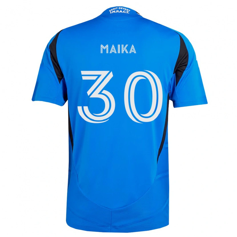 Danxen Mujer Camiseta Valcourt Maika #30 Azul Blanco Negro 1ª Equipación 2026/27 La Camisa México