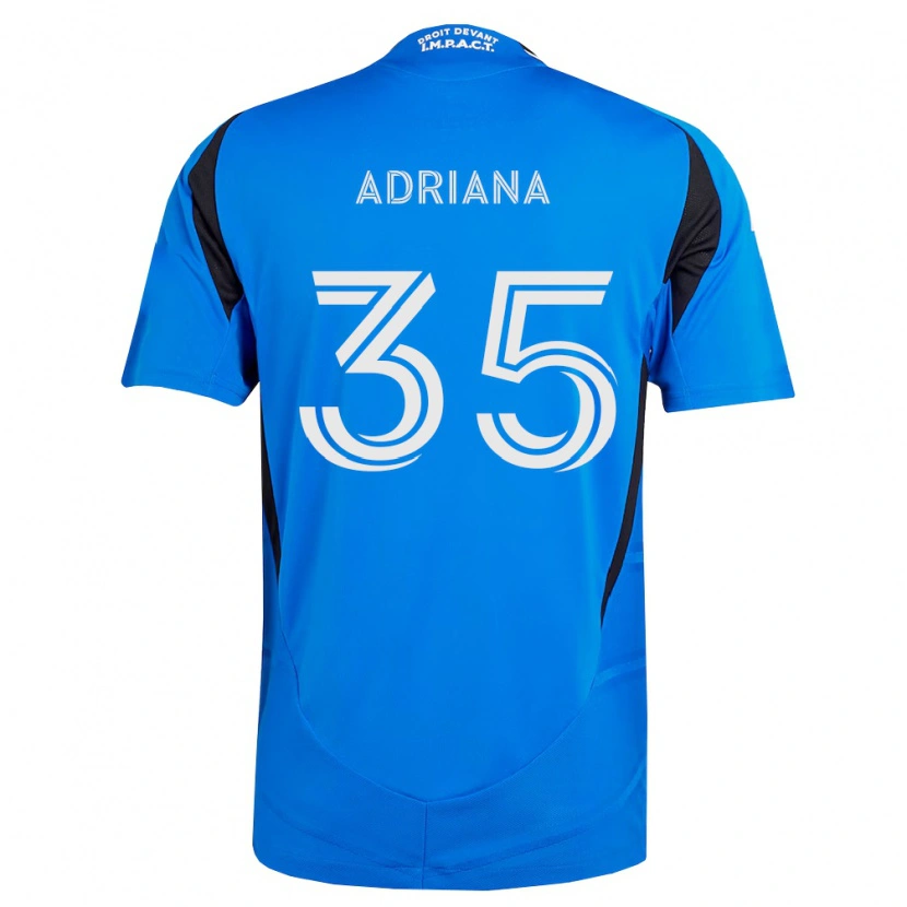 Danxen Mujer Camiseta Teoli Adriana #35 Azul Blanco Negro 1ª Equipación 2026/27 La Camisa México