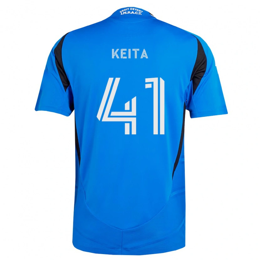 Danxen Mujer Camiseta Samsy Keita #41 Azul Blanco Negro 1ª Equipación 2026/27 La Camisa México