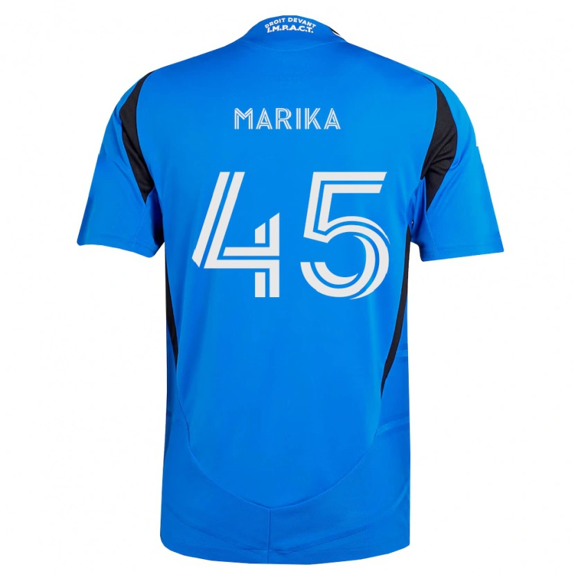 Danxen Mujer Camiseta Cregheur Marika #45 Azul Blanco Negro 1ª Equipación 2026/27 La Camisa México