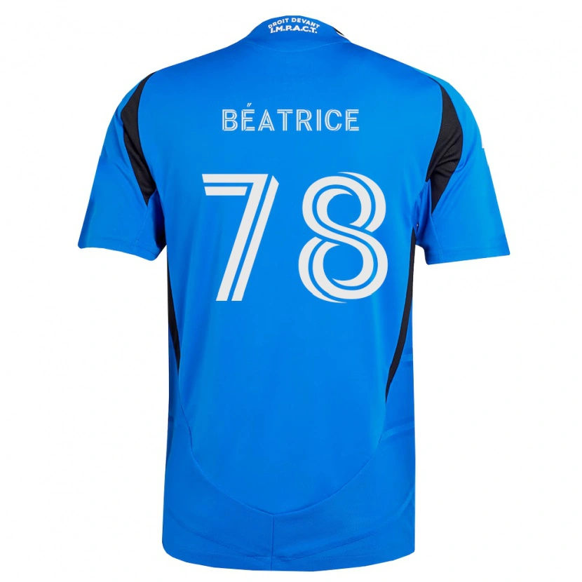 Danxen Mujer Camiseta Forcier Béatrice #78 Azul Blanco Negro 1ª Equipación 2026/27 La Camisa México