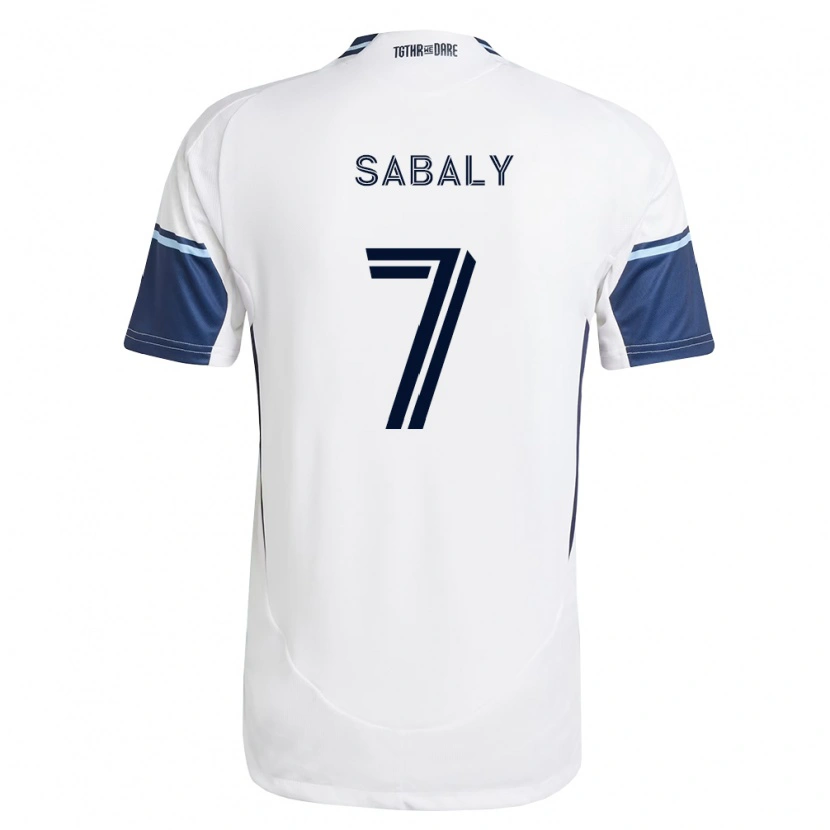 Danxen Mujer Camiseta Cheikh Sabaly #7 Blanco Azul Real 1ª Equipación 2026/27 La Camisa México