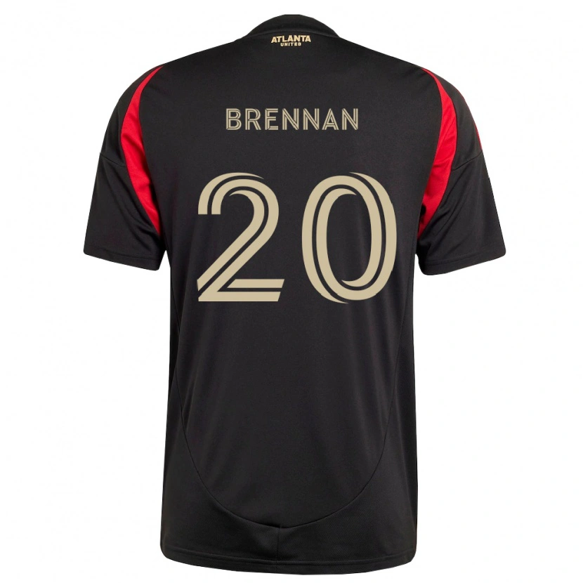 Danxen Mujer Camiseta Luke Brennan #20 Negro Rojo 1ª Equipación 2026/27 La Camisa México