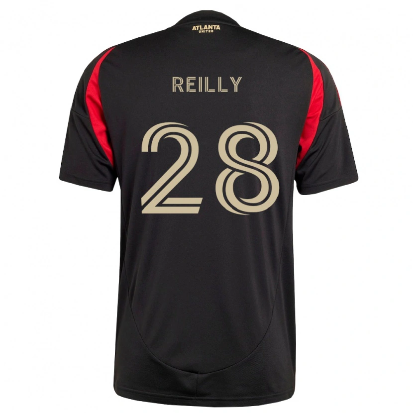 Danxen Mujer Camiseta Will Reilly #28 Negro Rojo 1ª Equipación 2026/27 La Camisa México