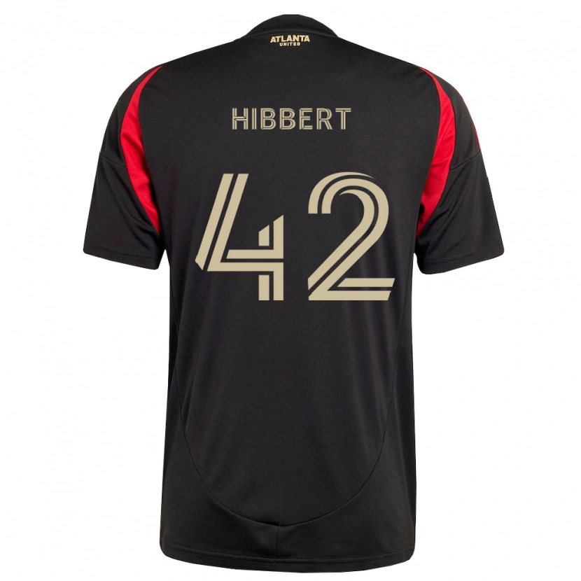 Danxen Mujer Camiseta Jayden Hibbert #42 Negro Rojo 1ª Equipación 2026/27 La Camisa México